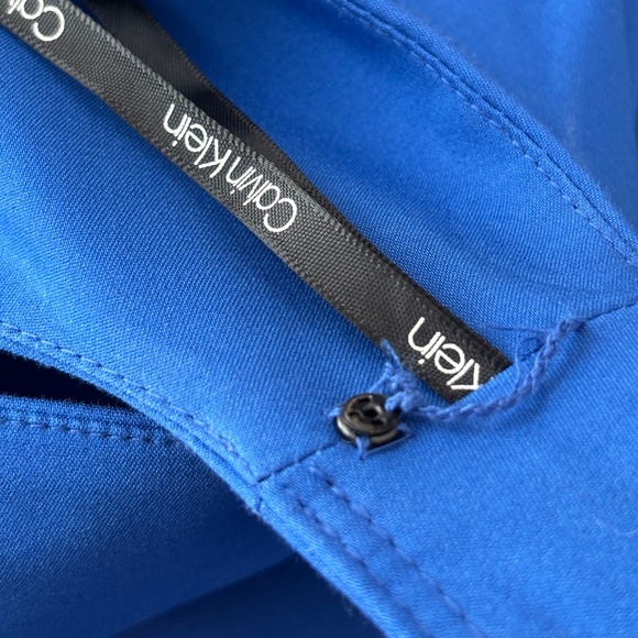 Calvin Klein Fit & Flare Midi Dress - Royal Blue Size 4 - Picture 8 of 11